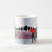 パリの女の子 モーフィングマグカップ (中央)