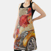 パリの女性:エッフェルタワーレトロ。 エプロン (インサイチュ)