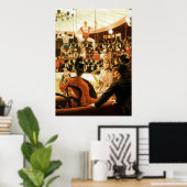 パリの女性~サーカス好き~ジェイムズ・ティスト~ ポスター (ホームオフィス)