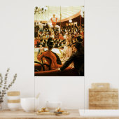 パリの女性~サーカス好き~ジェイムズ・ティスト~ ポスター (キッチン)