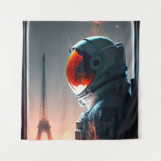 パリの宇宙飛行士 タペストリー (正面)