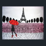 パリの少女 ポスター<br><div class="desc">イラストレーション</div>