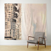 パリの屋根の景色 | 壁画の背景 タペストリー (インサイチュ(横))