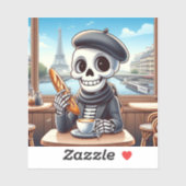 パリの幸せなスケルトン シール (シート)