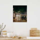 パリの庭園または美しい ポスター (キッチン)