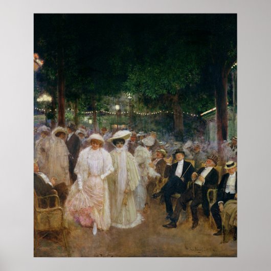 パリの庭園または美しい ポスター (正面)