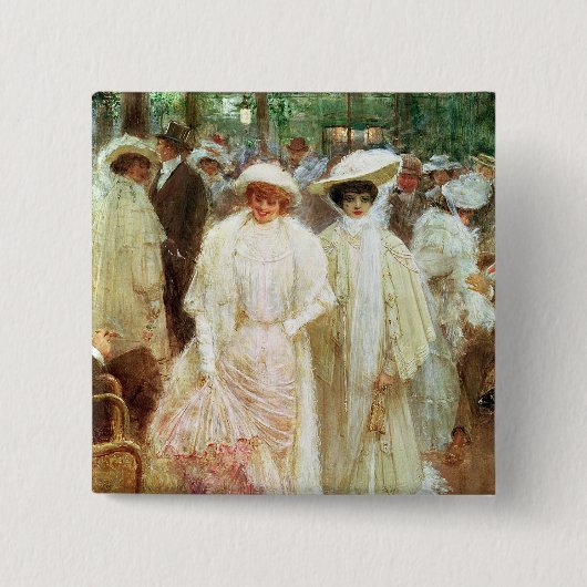 パリの庭 缶バッジ (正面)