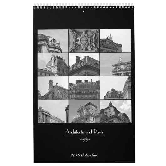 パリの建築のカレンダー: En francais. カレンダー (カバー)