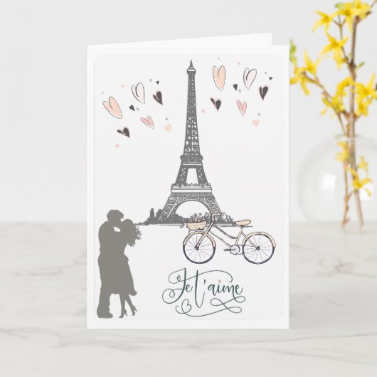 『パリの恋』  カード (黄色い花)