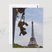 パリの恋 ポストカード (正面/裏面)