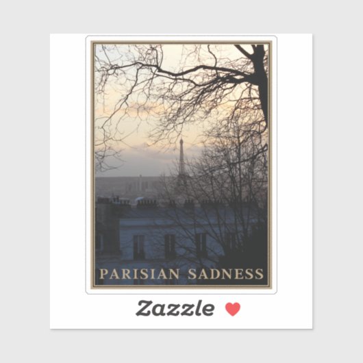 パリの悲しみ シール (シート)