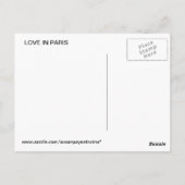 パリの愛 ポストカード (裏面)