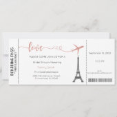 パリの招待状, パリのブライズシャワー 招待状 (正面)