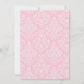 パリの招待状, パリの誕生日, ブライダルシャワー 招待状 (裏面)