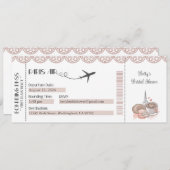 パリの招待状, パリをテーマにしたパーティーの招待状 招待状 (正面/裏面)