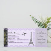 パリの招待状, パリをテーマにした招待状 招待状 (スタンド正面)
