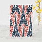 パリの挨拶状 カード (黄色い花)