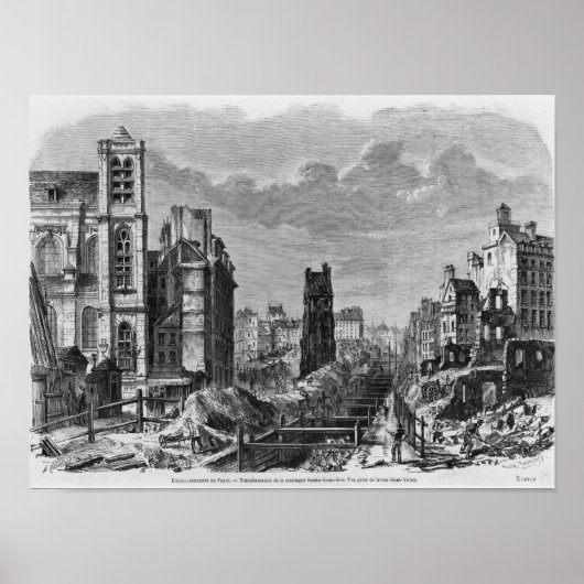 パリの改善 ポスター (正面)