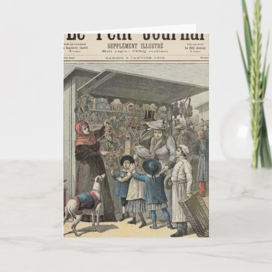 パリの新年 シーズンカード (正面)