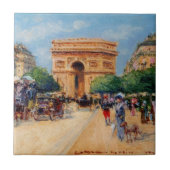 パリの日曜日 タイル (正面)