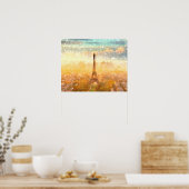 パリの早朝 ポスター (キッチン)