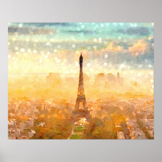 パリの早朝 ポスター (正面)
