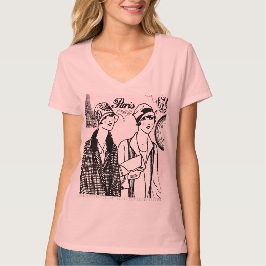 パリの時間 Tシャツ (正面)