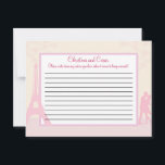 パリの書き込み可能なアドバイスカード愛好家 アドバイスカード<br><div class="desc">これらの愛らしい書き込み可能なアドバイスカードは、任意の結婚に完璧な追加である。チップのシャーパイペンと一緒にこれらのカードを単に素晴らしお客様に渡す。お客様は新しい書新婦と新郎のアドバイスを下げることができます。これらの用紙は、光沢のある超重量重量120ポンドのカバー素材（カードストック）に4.25インチx 5.6インチのサイズで印刷される。私たちは、このデザインに専念する全体のラインを私たちのザズル店で結婚は、招待状(5x7)、返品ラベル、郵送ラベル、封筒用シール、郵便切手、カップケーキを選ぶ、ウォーターボトルラッパー、ハーシーの1.55ozを含む。大きなバーラッパー、ハーシーのミニチュアバッグラッパー、電子レンジのポップコーンアドバイスラッパー、書き込み可能座席表、グッズバッグトッパー、FLATサンキューカード(4x5)、HAPPEDサンキューカード(4x5)、メッセージカード、メニューカード、ミントマッチブック、棒つきキャンデーカバー、ブックマーク、ビンゴカードマーカー、ビンゴカード呼び出しシート、書き込み可能カード(4x5)、など。</div>