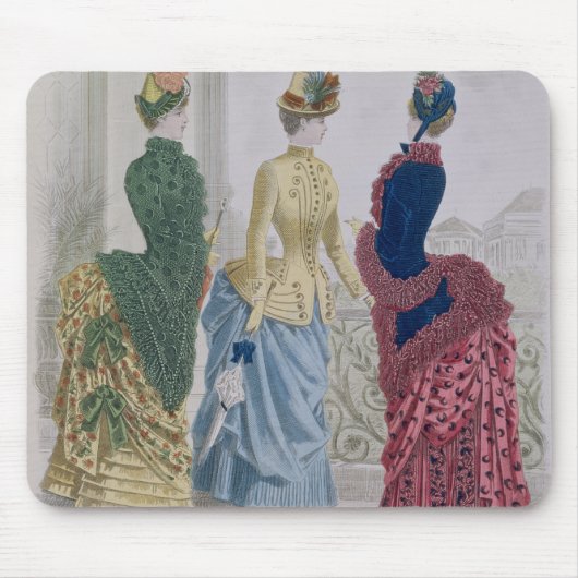 パリの最も最近のファッション、fashの3日間の服 マウスパッド (正面)