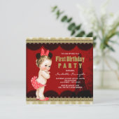 パリの最初の誕生日パーティー 招待状 (スタンド正面)