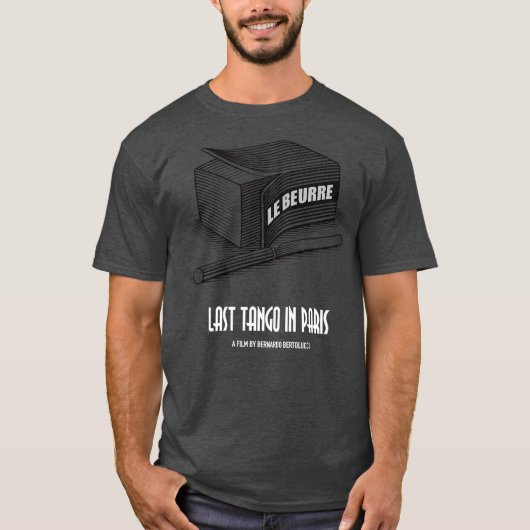 パリの最後のタンゴ オルタナティブポスター Tシャツ (正面)