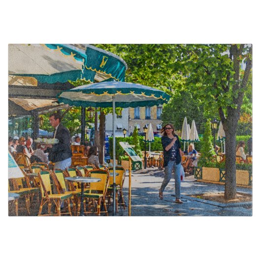 パリの朝 カッティングボード (正面)