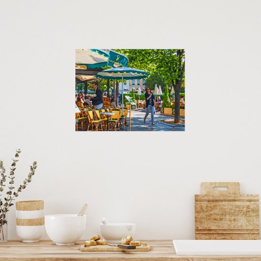 パリの朝。 ポスター (キッチン)