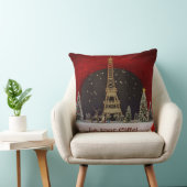 パリの枕のクリスマス クッション (椅子)