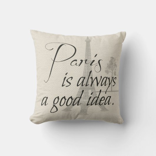 パリの枕 クッション (正面)