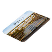 パリの橋の上の南京錠を愛する マグネット (左側)