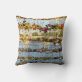 パリの橋の愛の南京錠 クッション (裏面)