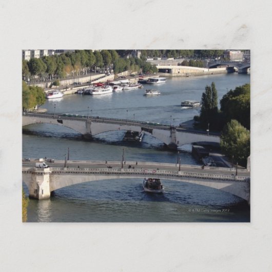 パリの橋 ポストカード (正面)