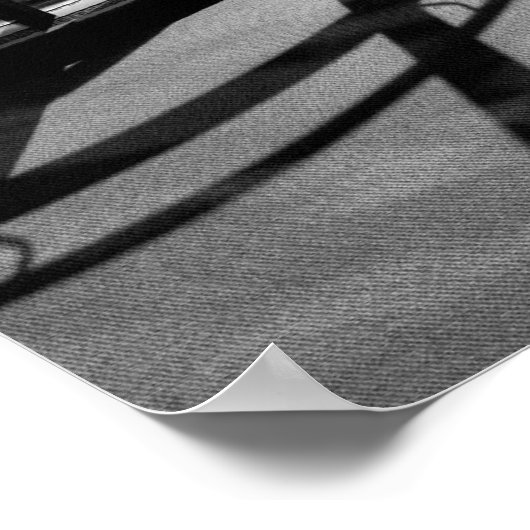 パリの歩道 ポスター (角)