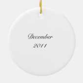 パリの水彩画の夜 セラミックオーナメント (裏面)