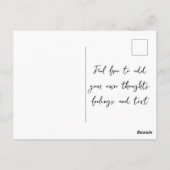 パリの混雑したコーヒーショップ ポストカード (裏面)