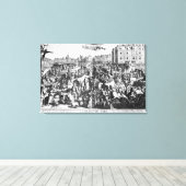 パリの渋滞 キャンバスプリント (インサイチュ (ウッドフロア))