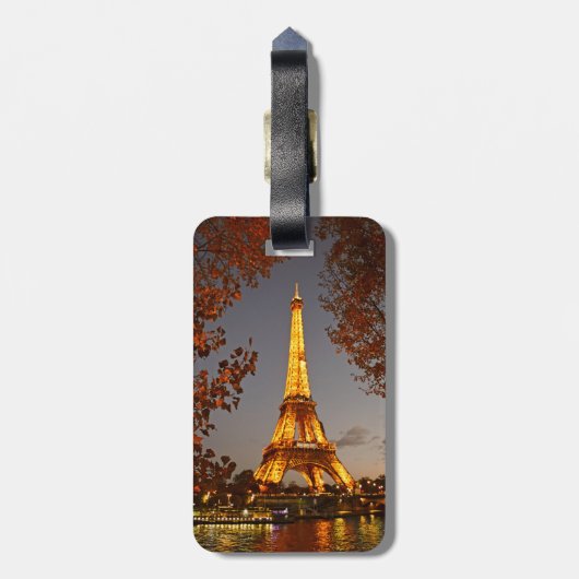 パリの準備をする – ラゲージタグ (裏面縦)