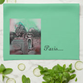 パリの無気力な墓地 キッチンタオル (折り畳み)