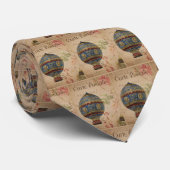 パリの熱気球 ネクタイ (ロール)