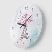 パリの瑪瑙 ラージ壁時計 (傾斜)