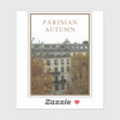 パリの秋 シール (シート)