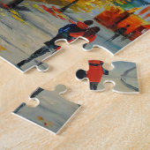 パリの秋 ジグソーパズル (側面)