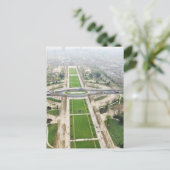 パリの空中眺め ポストカード (スタンド正面)