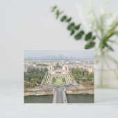 パリの空中眺め ポストカード (スタンド正面)